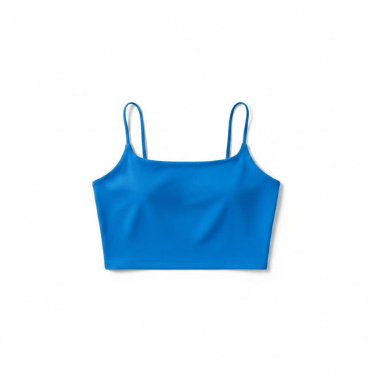 CROP TOP CAMISOLE BLEU GARAGE X-SMALL