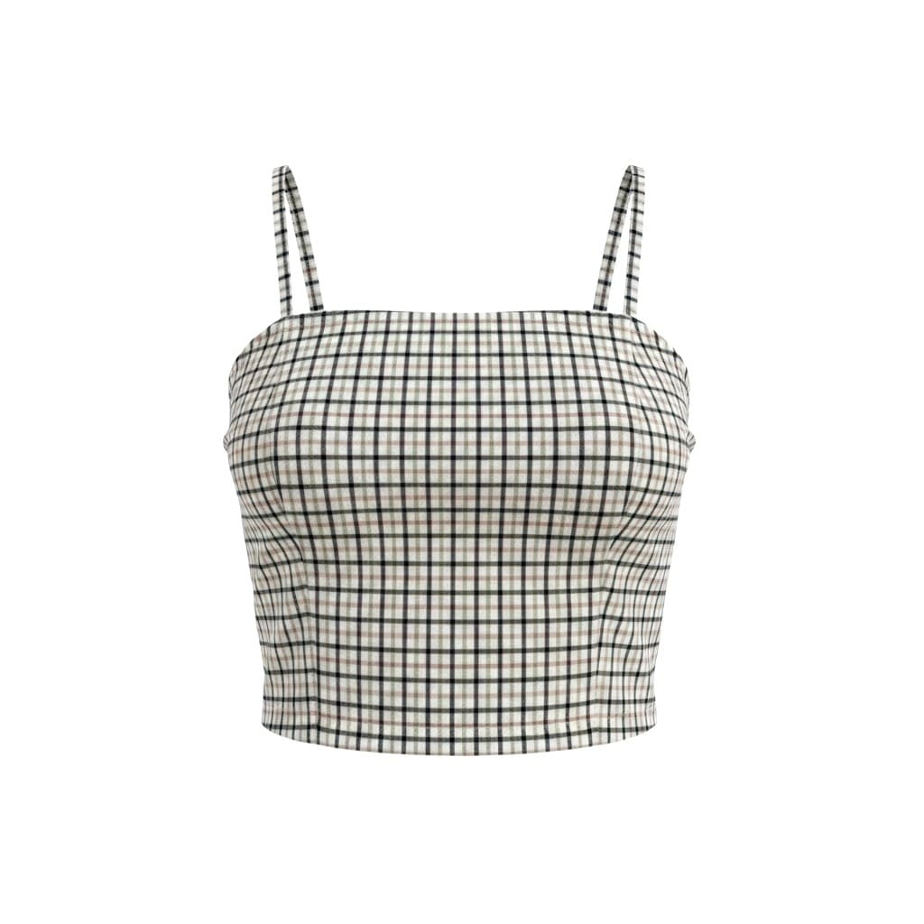 CROP TOP CAMISOLE DEFROST CARRAUTÉ CRÈME MEDIUM