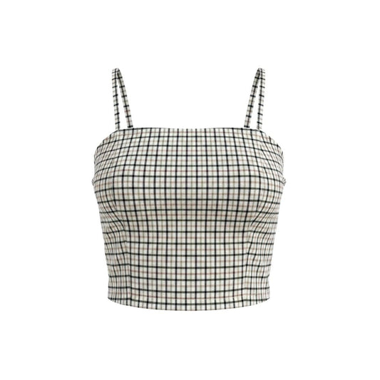 CROP TOP CAMISOLE DEFROST CARRAUTÉ CRÈME MEDIUM