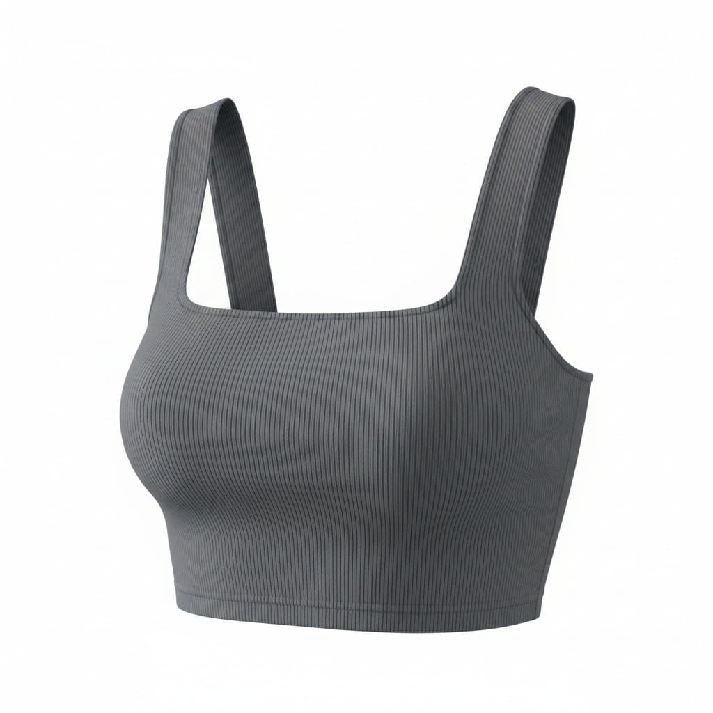 CROP TOP CAMISOLE GRISE H&M LARGE