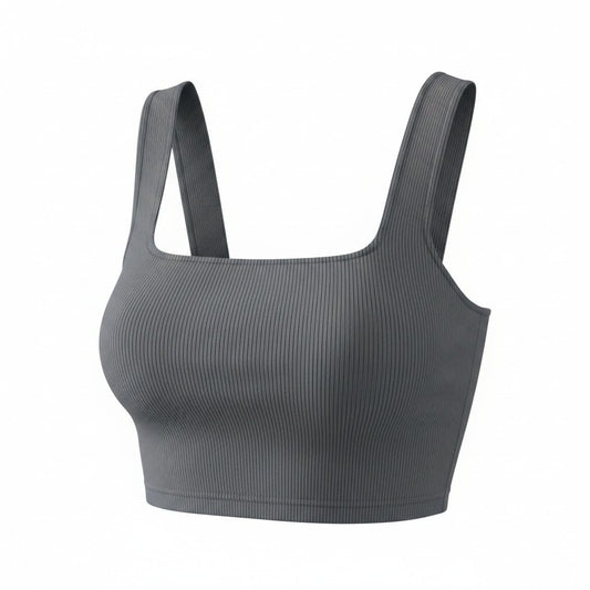 CROP TOP CAMISOLE GRISE H&M LARGE