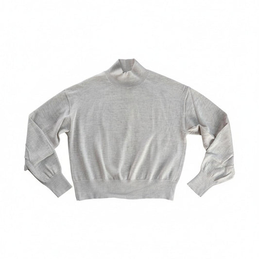 CROP TOP MANCHES LONGUES CRÈME BABATON IMPARFAIT X-SMALL