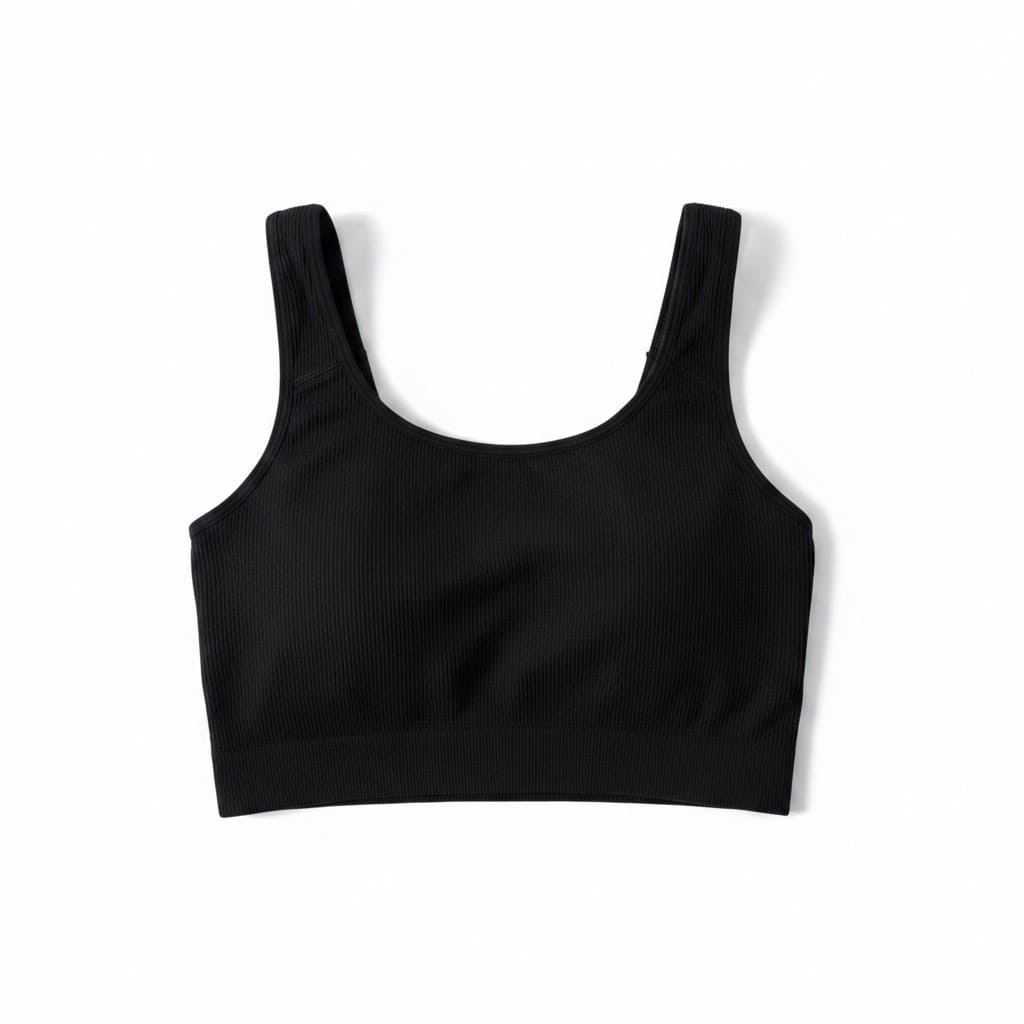 CROP TOP NOIR  X-SMALL / SMALL