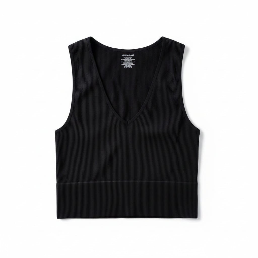 CROP TOP NOIR ARDENE LARGE / X-LARGE