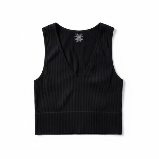 CROP TOP NOIR ARDENE LARGE / X-LARGE