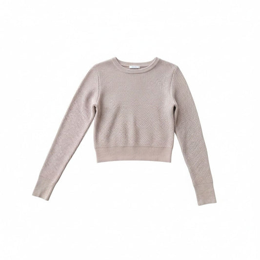 CROP TOP T-SHIRTS BEIGE MANCHES LONGUES GARAGE SMALL