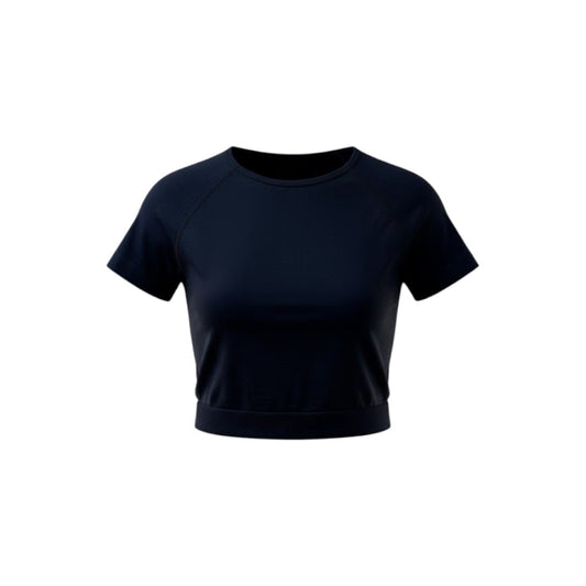 CROP TOP T-SHIRTS DE SPORTS NOIR MEDIUM