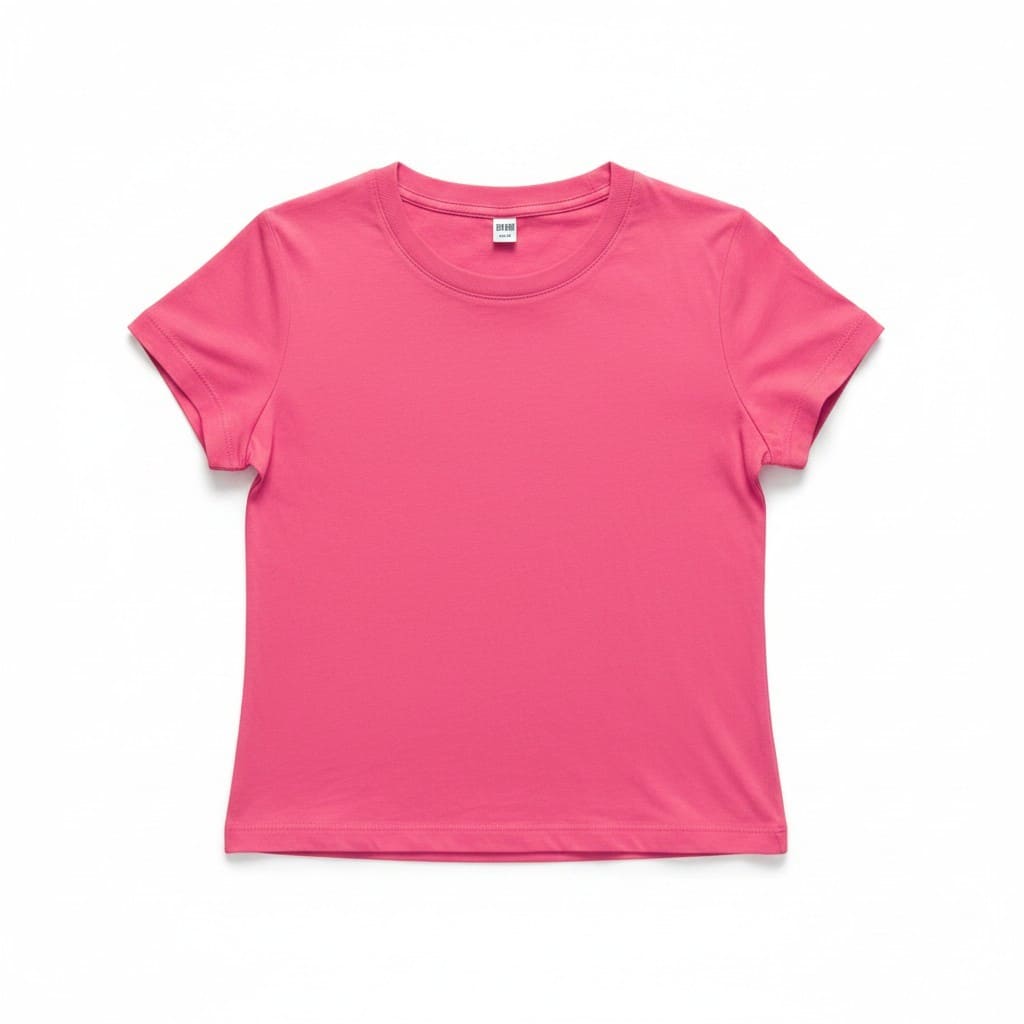 CROP TOP T-SHIRTS ROSE UNIQLO X-SMALL