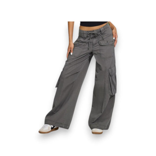 PANTALONS CARGO GRIS GARAGE X-SMALL