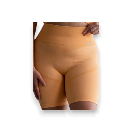 BIKER SHORTS ORANGE VITAE APPAREL LARGE