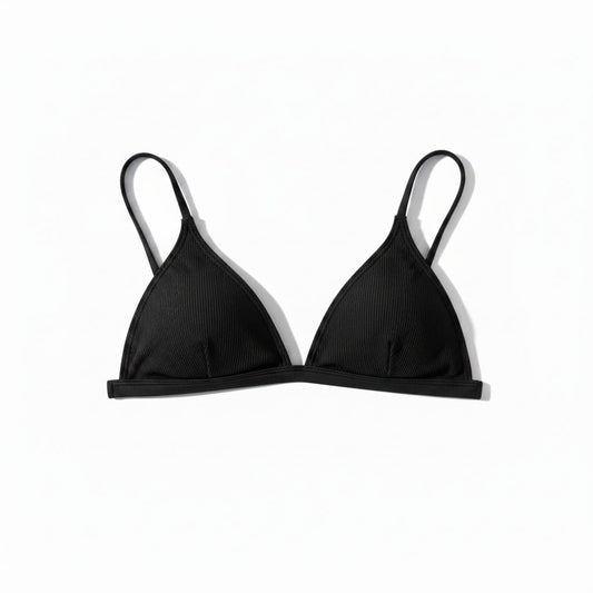 HAUT MAILLOT TRIANGLE NOIR JUNE LARGE