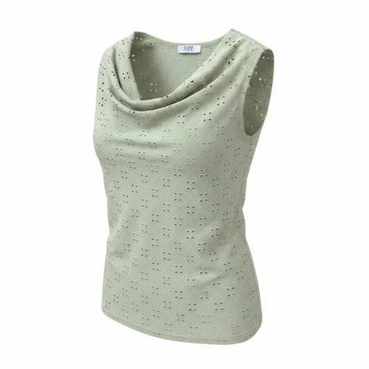 HAUT SANS MANCHES SAUGE SUZY SHIER SMALL / MEDIUM