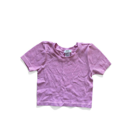 CROP TOP T-SHIRT ROSE ARDENE SMALL