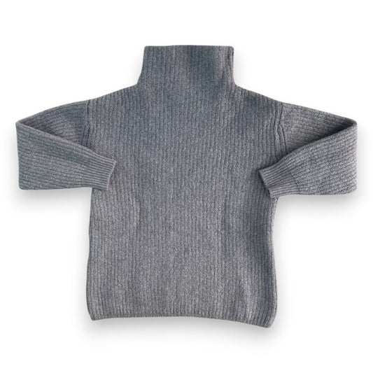 CHANDAIL MANCHES LONGUES GRIS COL ROULÉ WILFRED X-SMALL