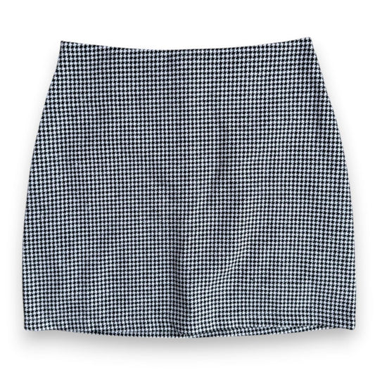 JUPE NOIRE ET BLANCHE TAILLE HAUTE X-SMALL