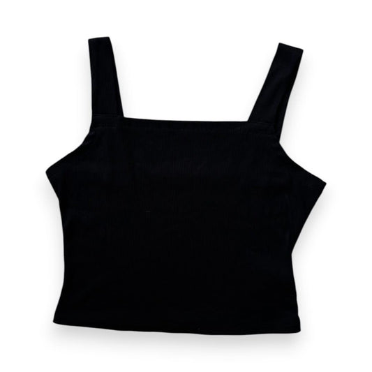 CROP TOP CAMISOLE NOIRE LARGE