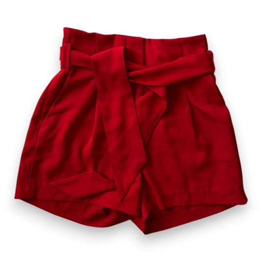 SHORTS TAILLE HAUTE ROUGES DYNAMITE X-SMALL