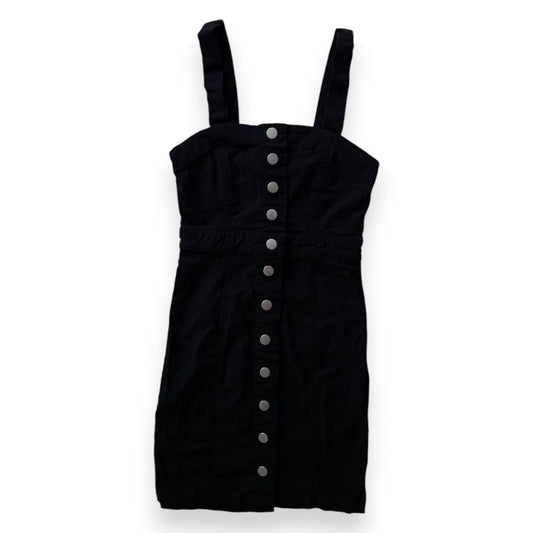 ROBE NOIRE AVEC DES BOUTONS X-SMALL