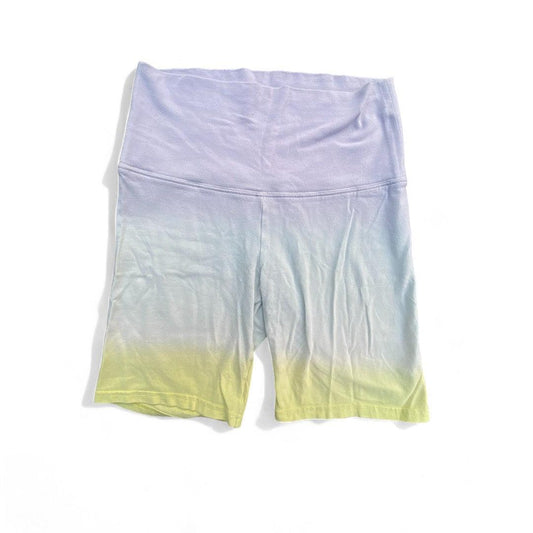 CUISSARD SHORTS SPORT TNA JAUNE-MAUVE X-SMALL