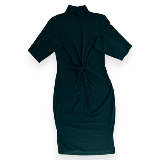 ROBE MANCHES LONGUES VERT KAKI AKA SMALL