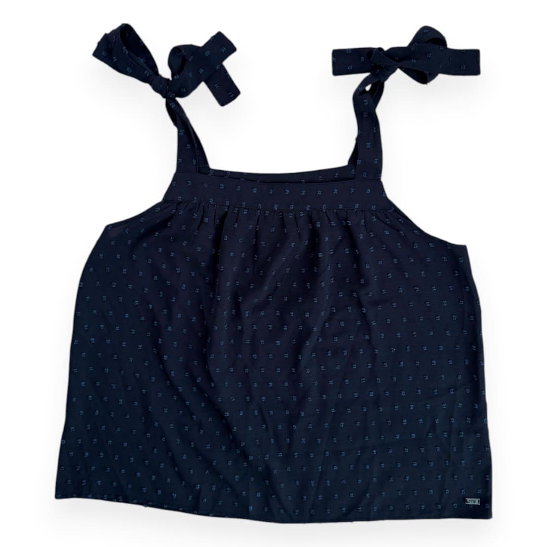 CAMISOLE BLEU MARIN AVEC BOUCLES ET POINTS MARILOUP WOLFE X-LARGE
