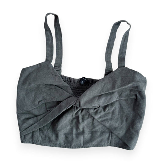 CROP TOP CAMISOLE VERT KAKI DYNAMITE MEDIUM