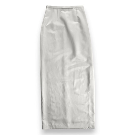 JUPE LONGUE TAILLE HAUTE CRÈME X-SMALL