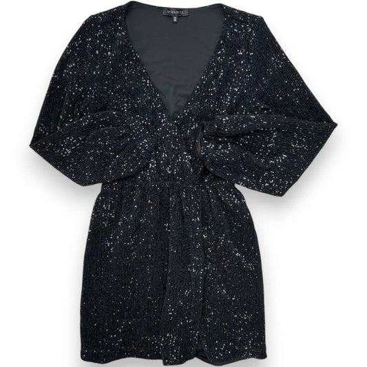 ROBE MANCHES LONGUES AVEC BRILLANTS COL EN V DYNAMITE SMALL