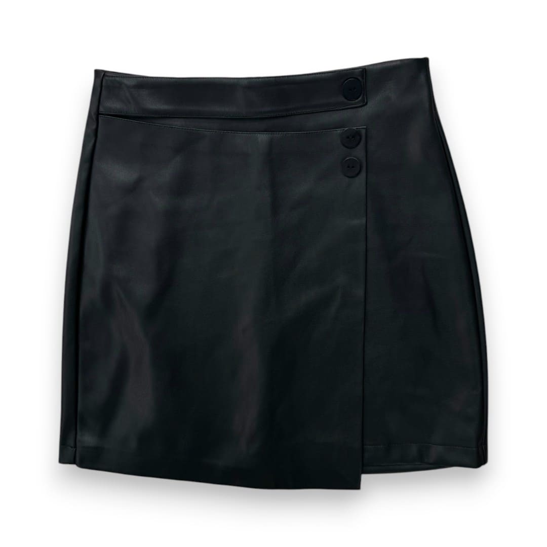 JUPE EN FAUX CUIR NOIR NEUVE TAILLE HAUTE ARDENE SMALL