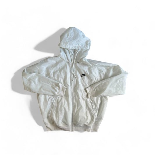 VESTE IMPERMÉABLE BLANCHE NIKE LARGE