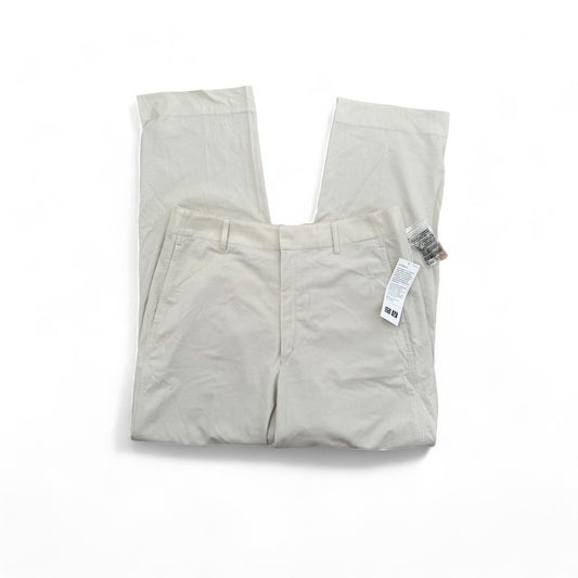 PANTALONS PROPRES NEUF CRÈME UNIQLO X-LARGE