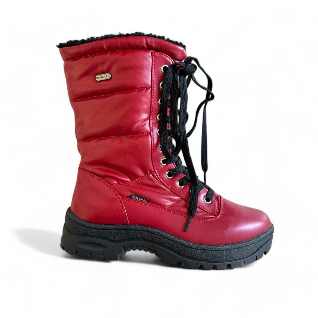 BOTTES ROUGE NEUVES NAVATEX WATERPROOF TAILLE 7