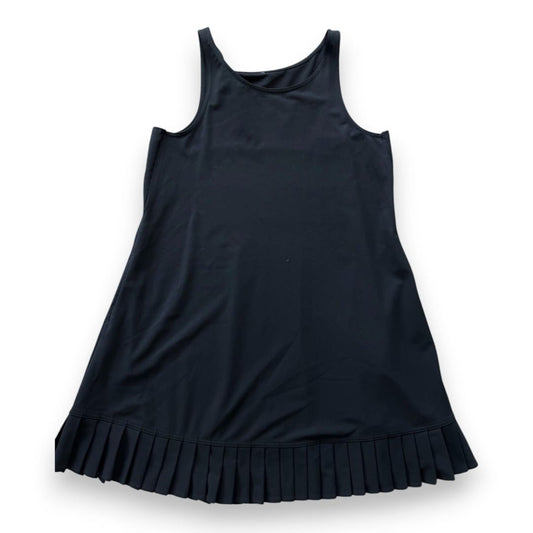 ROBE NOIRE LE BAS AVEC DES FRANGES LARGE / X-LARGE