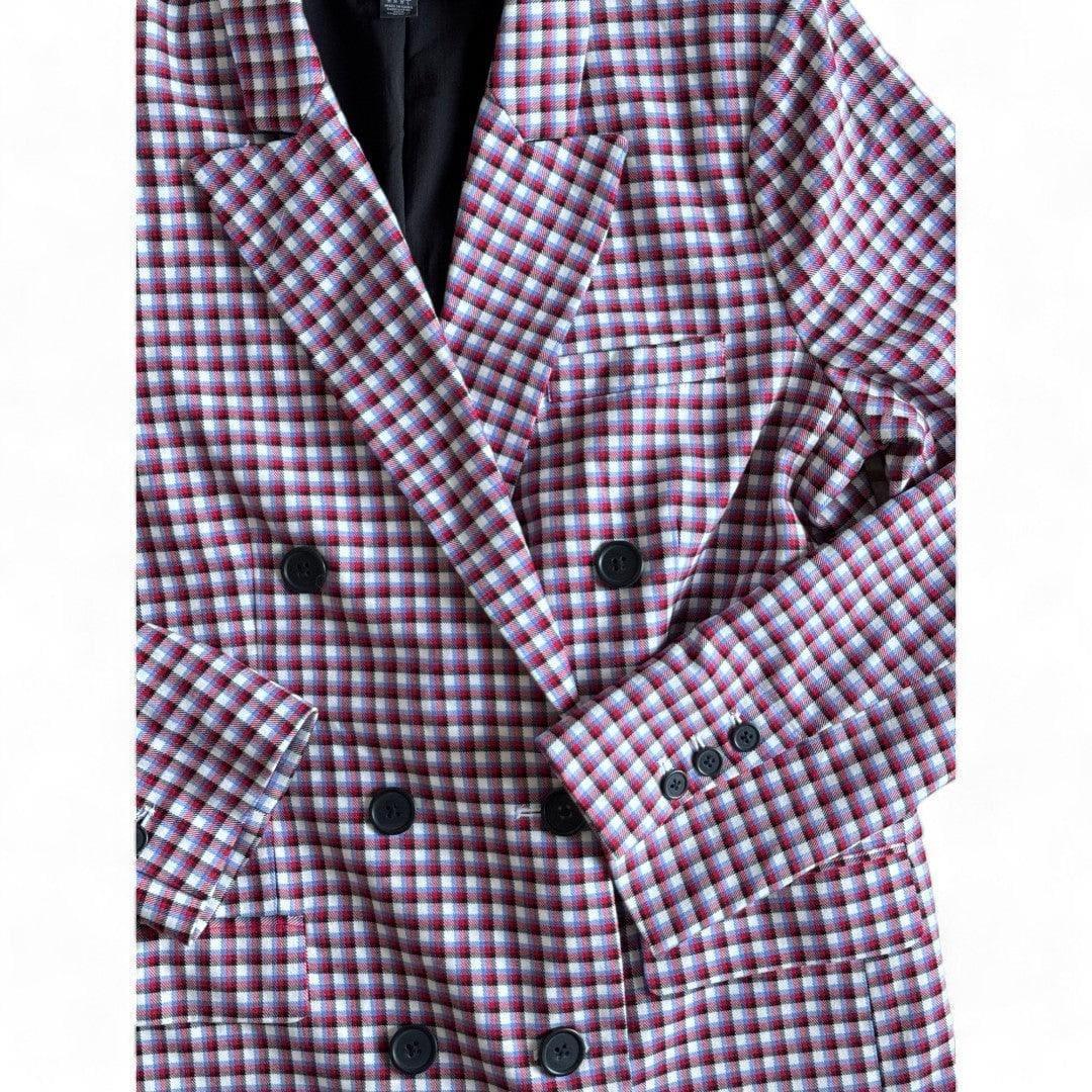 BLAZER CARRAUTÉ [BLANC-BLEU-NOIR-ROUGE] MEDIUM