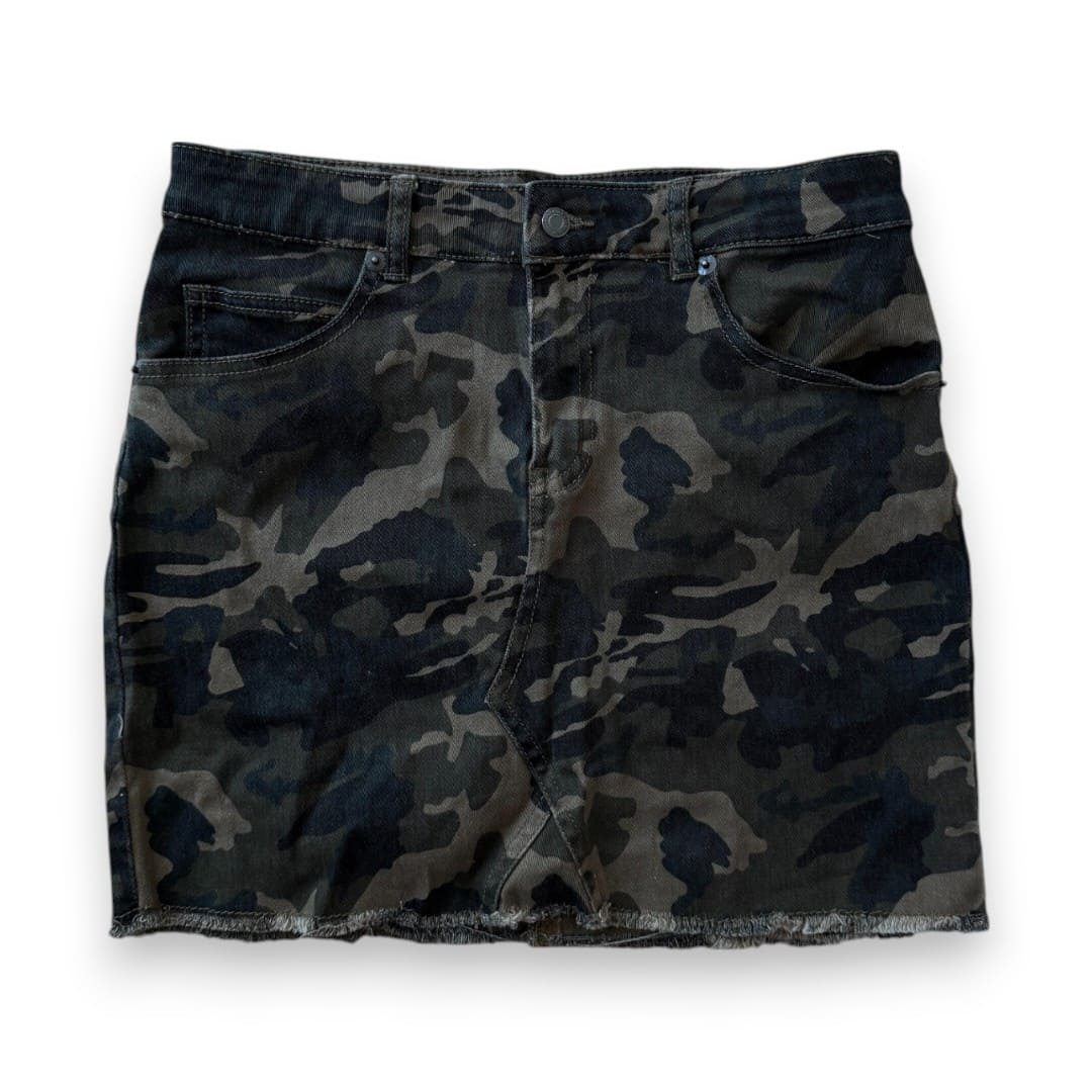 JUPE TAILLE HAUTE CAMOUFLAGE U2B MEDIUM