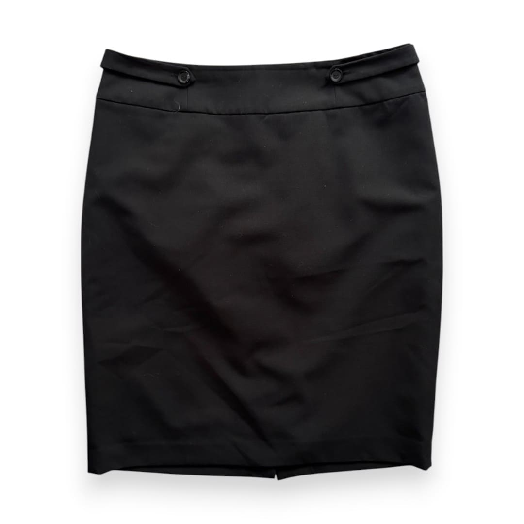JUPE NOIRE TAILLE HAUTE RW&CO MEDIUM