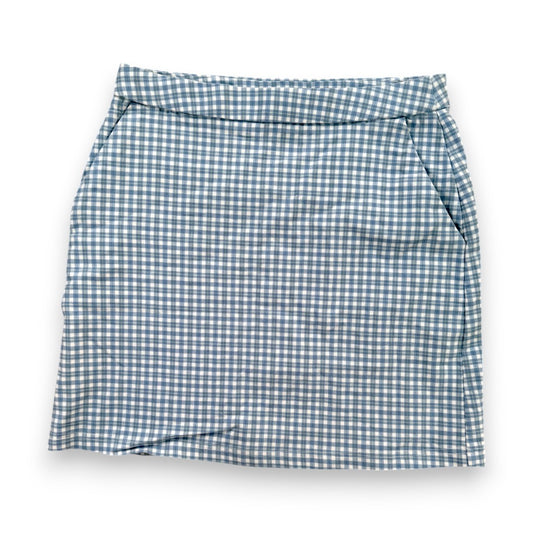 JUPE TAILLE HAUTE CARRAUTÉ BLEU ET BLANC ARDENE MEDIUM