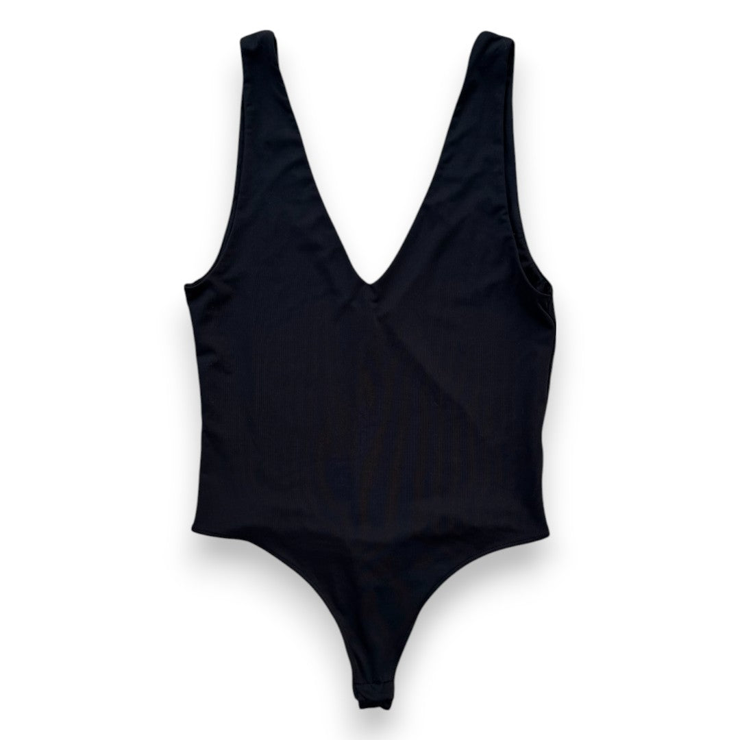 BODYSUITS NOIR COL V LARGE