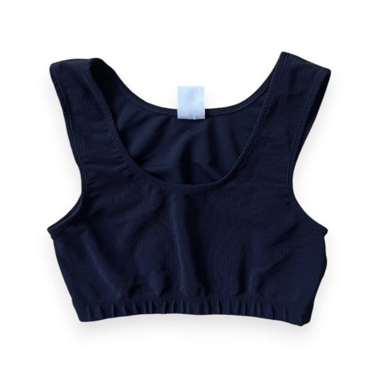 CROP TOP CAMISOLE BLEU MARIN MEDIUM
