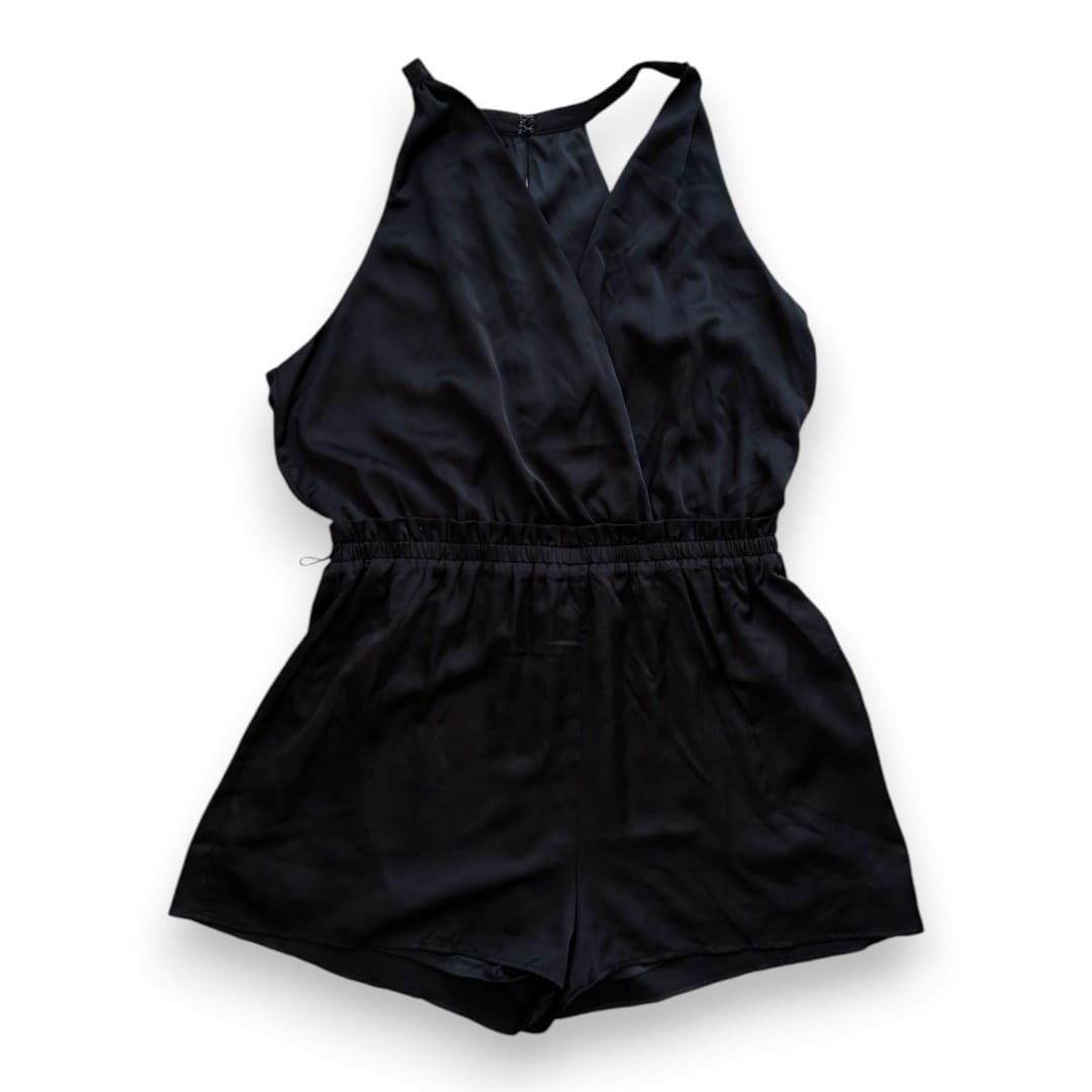 ROBE / JUMPSUITS SATIN NOIRE COL V DEX MEDIUM