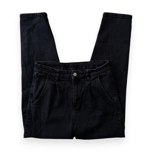 MOM JEANS TAILLE HAUTE NOIR DEFROST SMALL