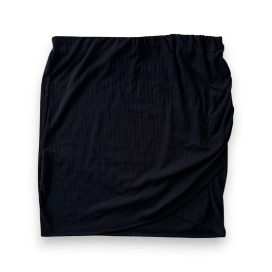 JUPE MOULANTE TAILLE HAUTE NOIR ARDENE LARGE