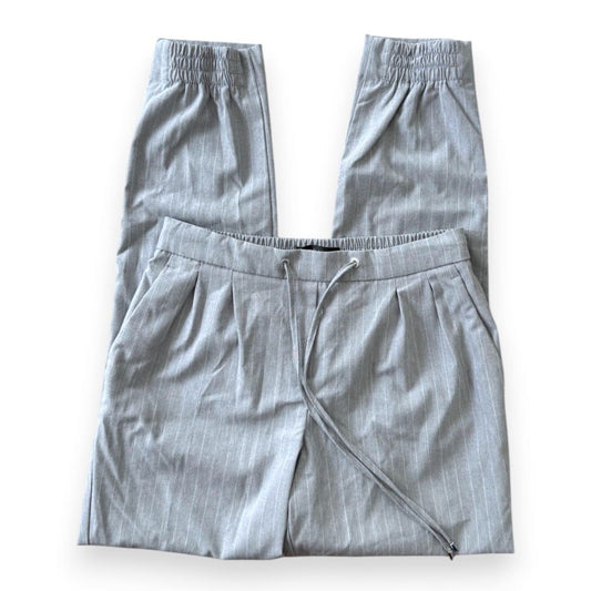 PANTALONS PROPRES GRIS LIGNÉ BLANC DYNAMITE X-SMALL