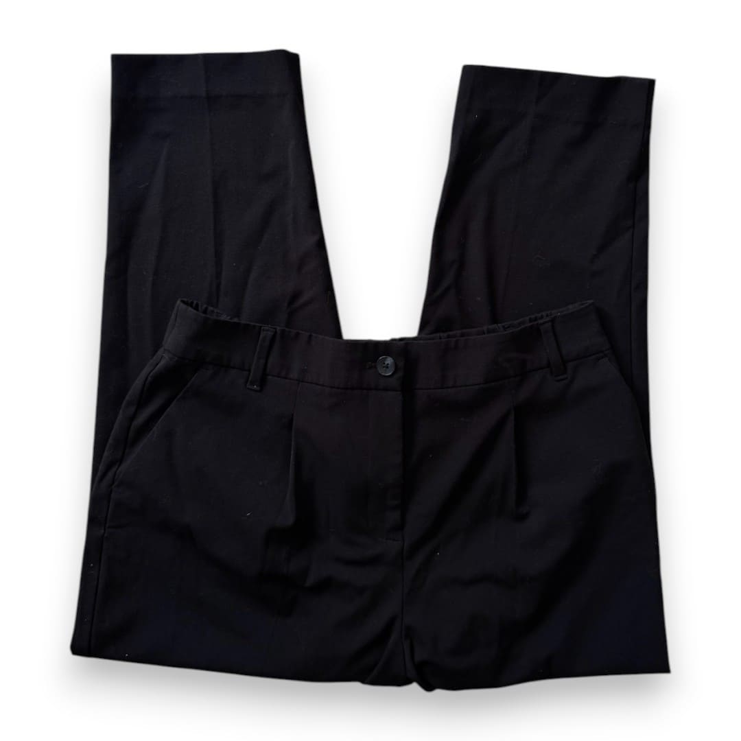 PANTALONS PROPRES NOIRS TAILLE HAUTE REITMANS LARGE