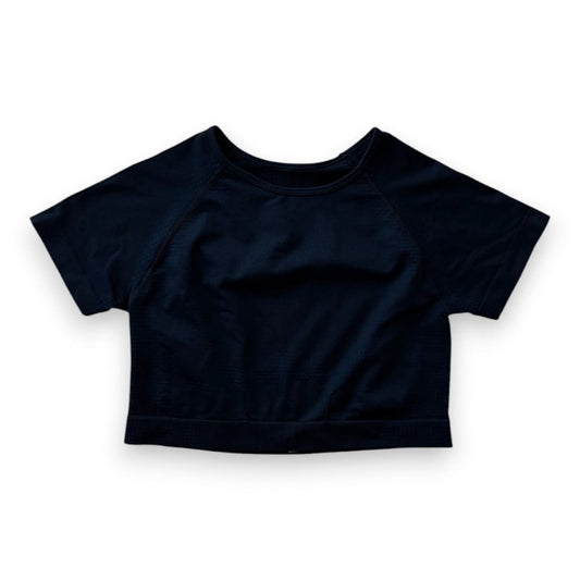 CROP TOP T-SHIRTS DE SPORTS NOIR MEDIUM