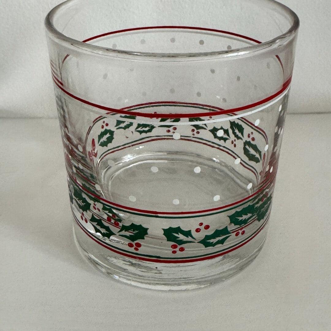 DEUX VERRES DE NOËL VINTAGE