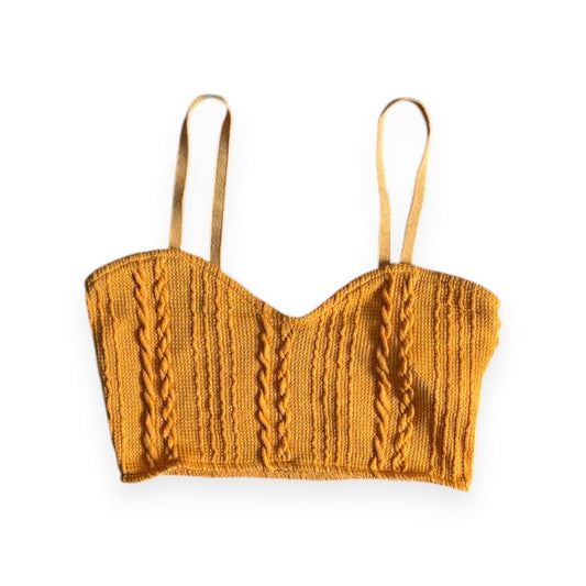 CROP TOP CAMISOLE ORANGE ZARA SMALL