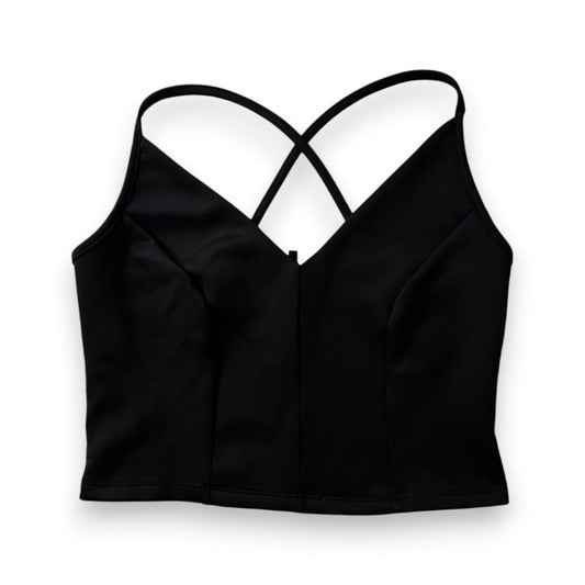 CROP TOP CAMISOLE NOIRE DYNAMITE MEDIUM