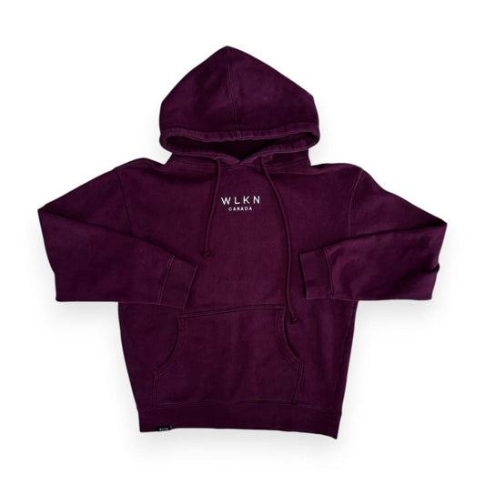 VESTE HOODIE BOURGOGNE WLKN SMALL
