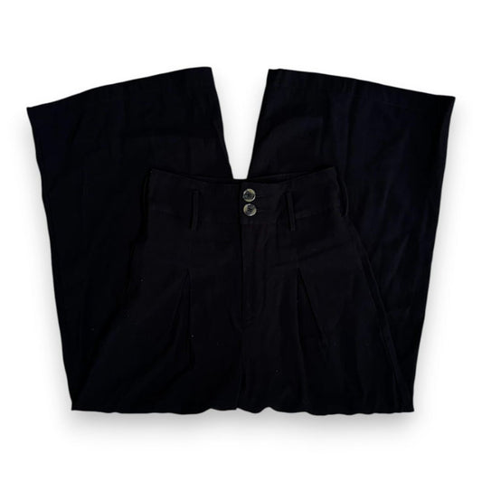 PANTALONS NOIR TAILLE HAUTE PATTES ÉVASÉS SIMONS X-SMALL